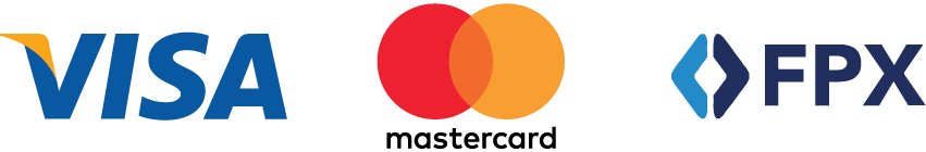 Bluewater accept Visa, Mastercard and FPX